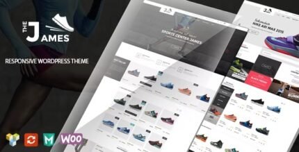 James 1.5.8 - Responsive WooCommerce Shoes Theme - GPL Pugins Club