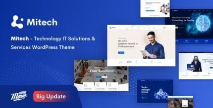 Mitech 2.2.0 - Technology IT Solutions & Services WordPress Theme - GPL Pugins Club
